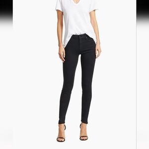 Mother Denim Women's Jeans Black Size 29 The Looker High Rise Full Length